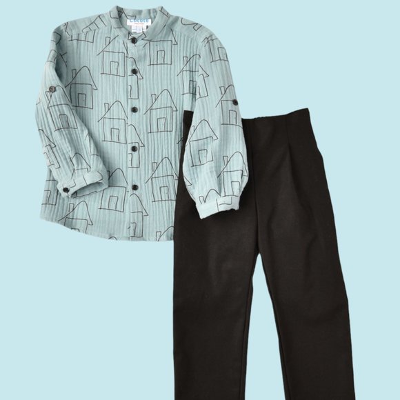 BOYS CLOTHINGLITTLE HOUSE GREEN